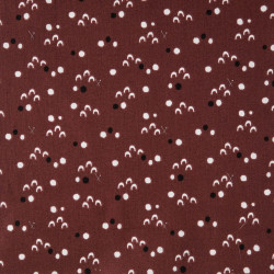 Coated  Cotton BUNDY Red Tile / Black